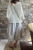 Conrad Grunge Loose Cotton Knit Buttercream